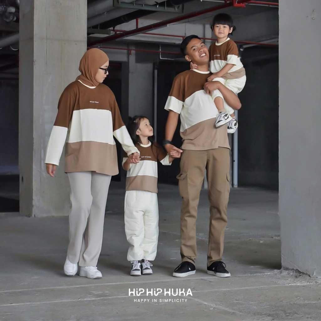 HipHipHuka - Kaos Couple Keluarga Baju Keluarga Ayah Ibu Anak Busui Friendly Triloka Nusa & Buana