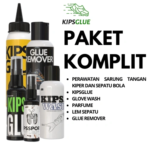 KIPSGLUE Paket Lem Sepatu Bola Dan Gove Glue Sarung Tangan Kiper