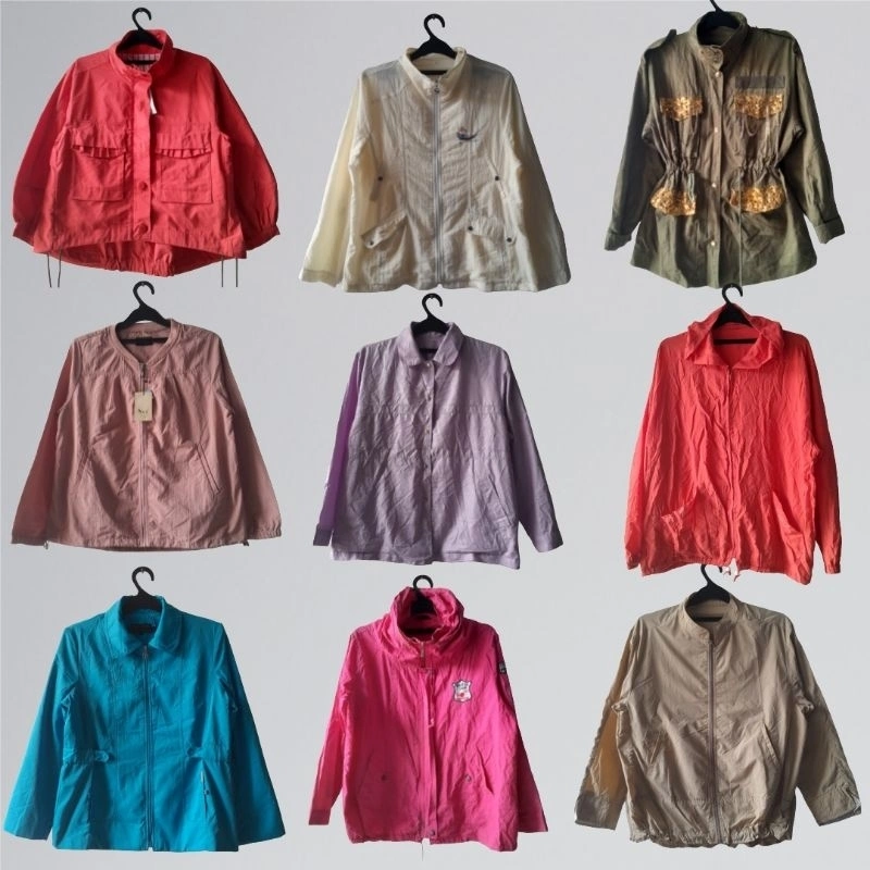 Jacket Cewek Casual Kekinian Korean Style Kece Jumbo Crop Original Terbaru