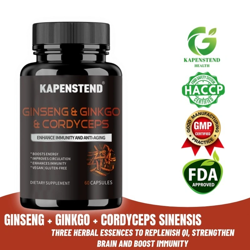 Ginseng + Ginkgo + Cordyceps sinensis dapat meningkatkan fungsi otak, menyehatkan tubuh dan meningkatkan kekebalan tubuh