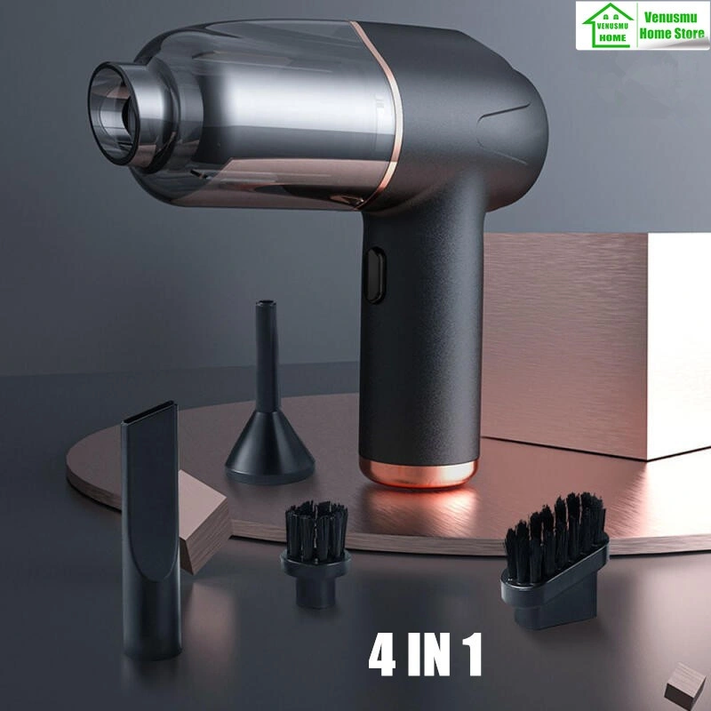 VENUSMU Cordless Portable Vacuum Cleaner Vakum Serbaguna Penyedot Debu Rechargeable Vacuum Cleaner
