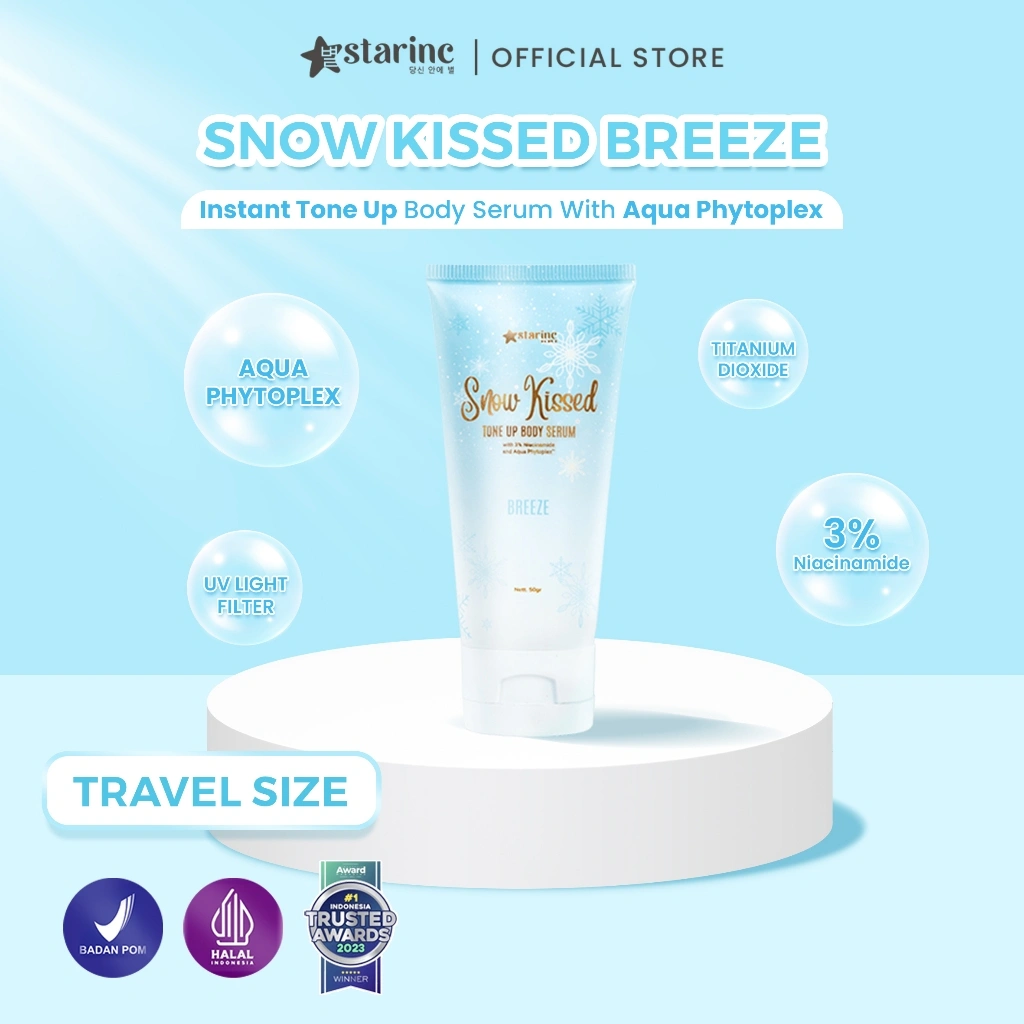 Snow Kissed Breeze Fun Size Instant Tone Up Body Serum 50Gr Starinc