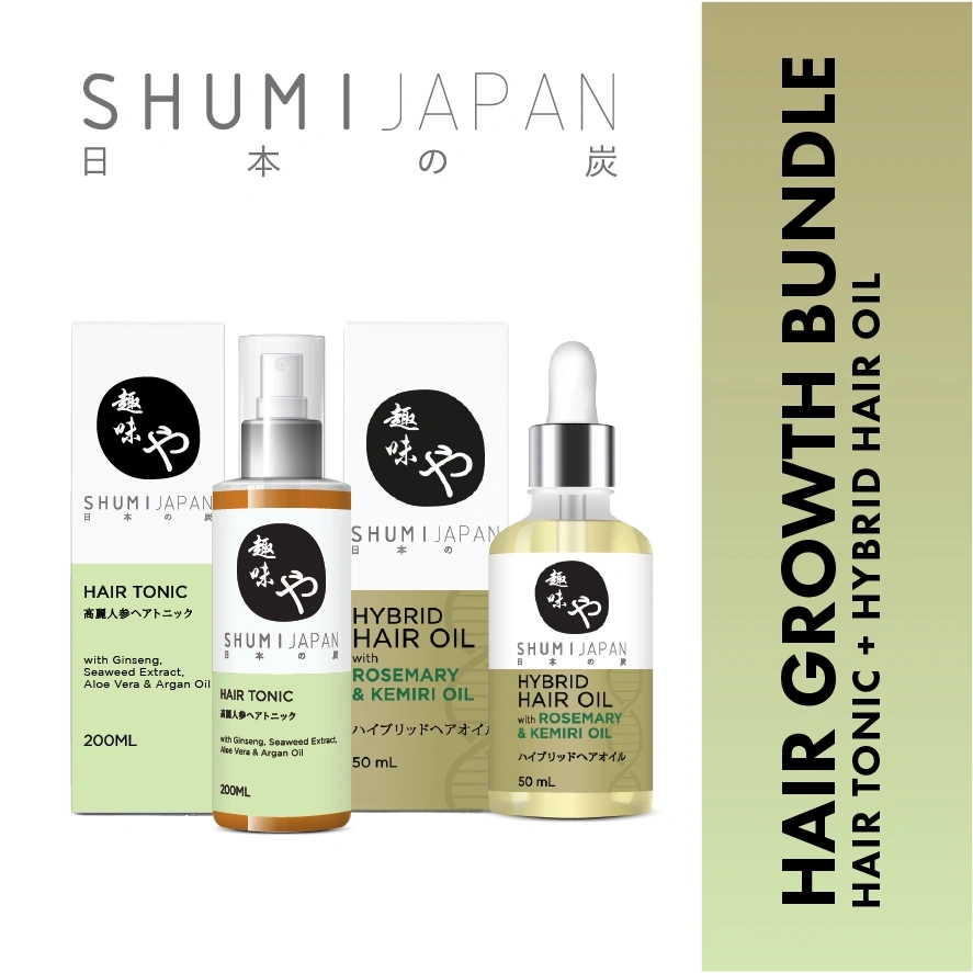 [BPOM] PAKET TUMBUH RAMBUT! SHUMI Japan Hair Tonic + Hybrid Hair Oil / Treatment / Haircare