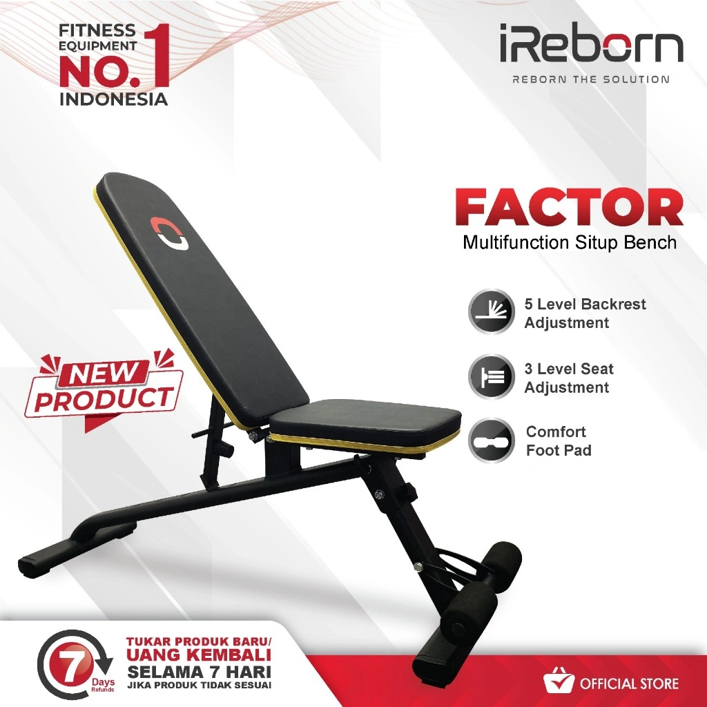 iReborn - Multifunction Situp Bench Factor (Official Shop)