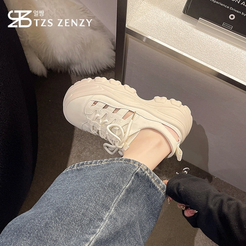 TZS Zenzy Hyunjoo Platform - Sepatu Wedges Wanita - Sandal Wedges Wanita - Sepatu Platform Cewek