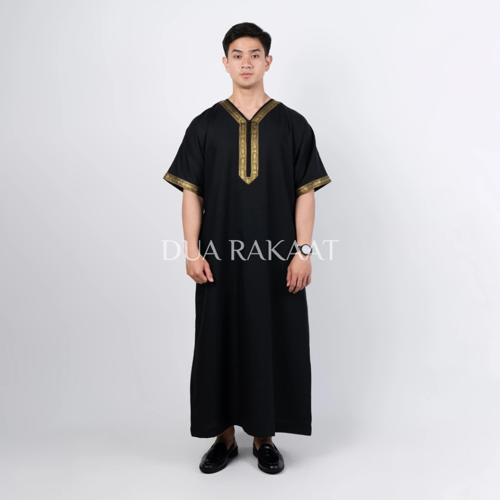 DUAARAKAAT x DGAWAN Original ZIYAD THOBES Gamis Sultan Jubah Abaya Thobe Pria Muslim Lebaran Viral Bahan Katun Premium