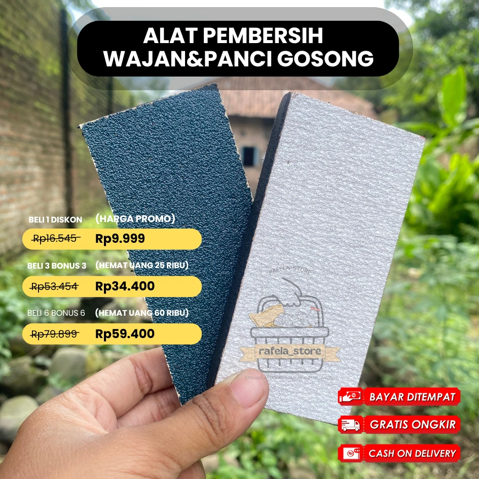 Alat pembersih wajan panci gosong LUNTURIN cairan ajaib