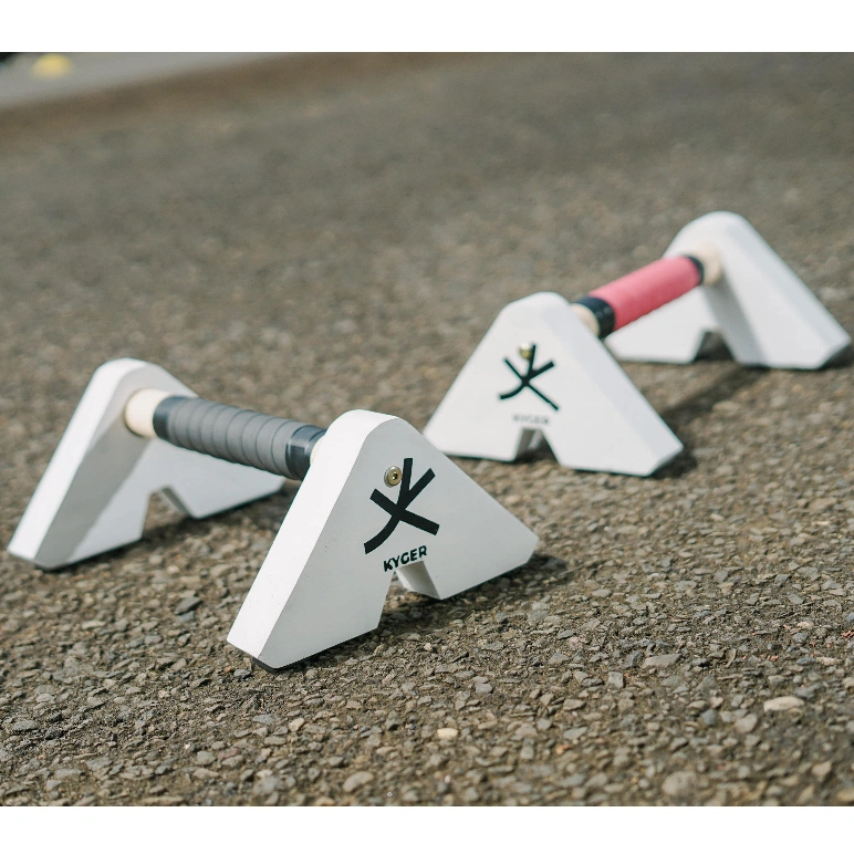 Kyger Parallettes SE Platinum Series Parallette Bar (Push Up, Planche, Calisthenic)