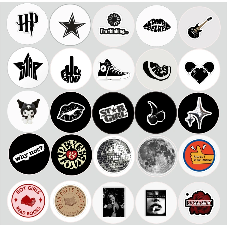 [5] PIN BUTTON 44mm y2k more icon ready - aesthetic cottagecore y2k grunge movie icon album cover