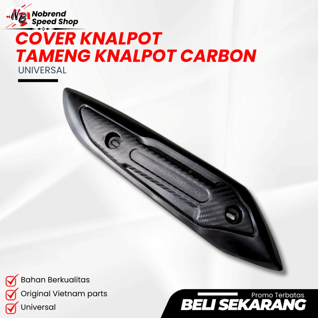 TAMENG KNALPOT COVER KNALPOT VARIO BEAT SCOPPY GENIO PELINDUNG KNALPOT CARBON MODEL TJM
