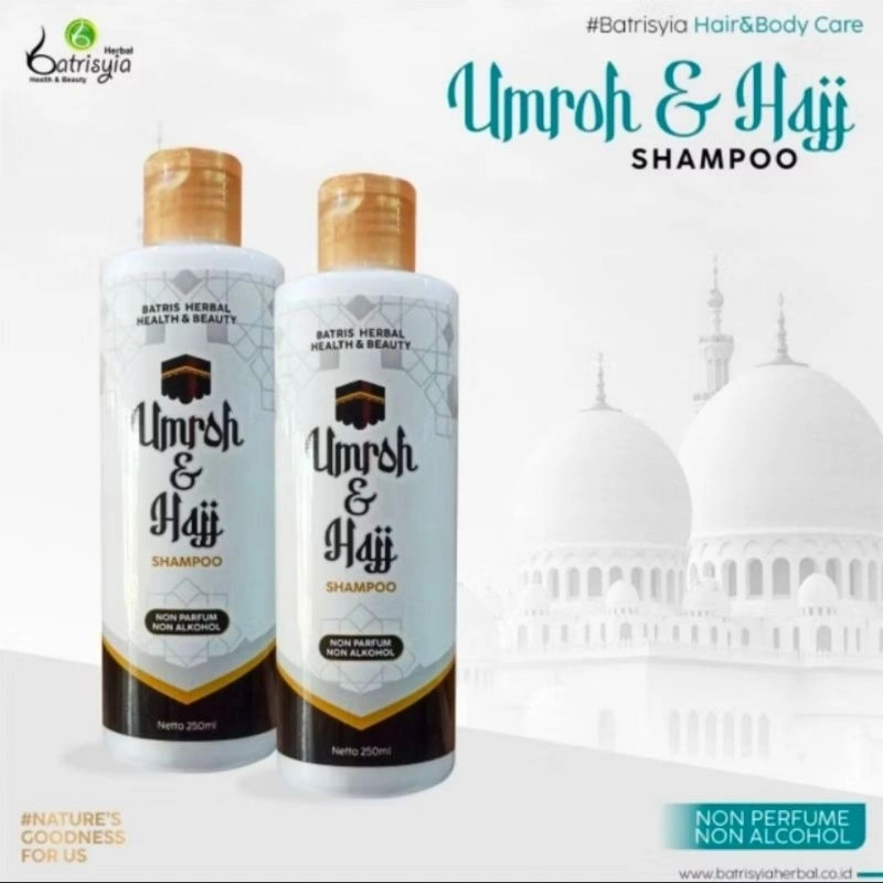 Batris Shampo Umroh 250ml | Non Alcohol, Non Fragrance, Non SLS