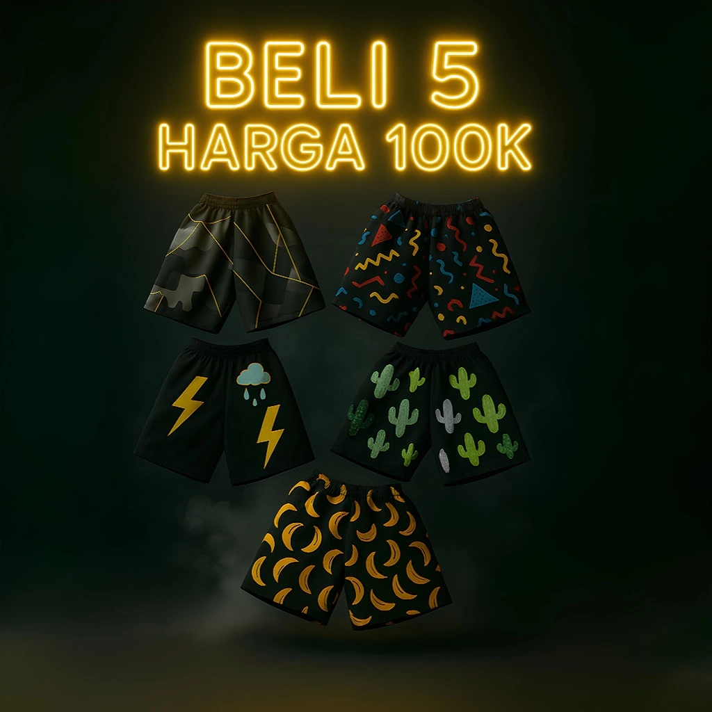 LASTKISS Boardshort Celana Pendek Unisex Pria