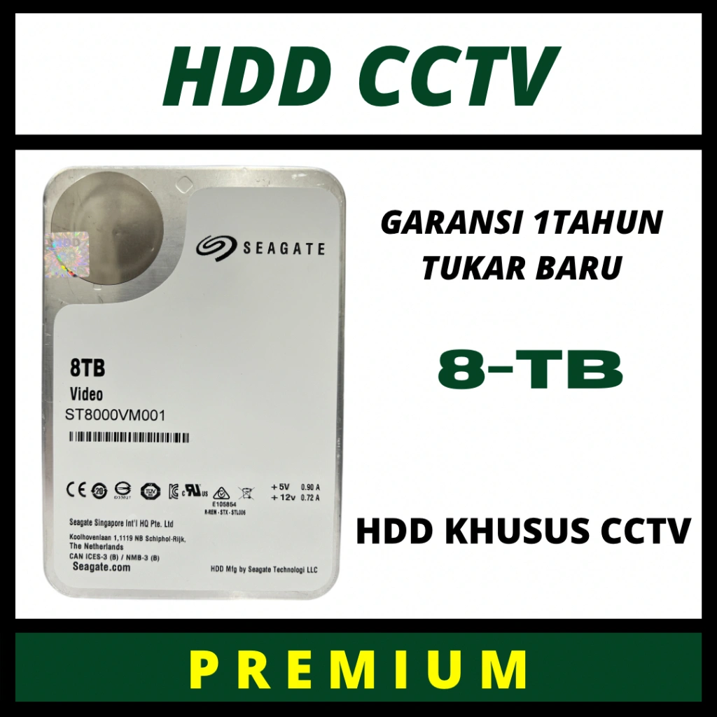 HARDISK 8TB HDD UNTUK CCTV