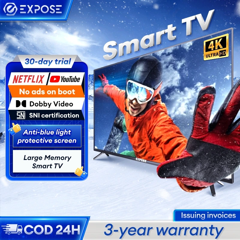 Smart TV Android TV 32 Inch TV Digital 32 inch LED Android OS Netflix/Youtube WIFI HD USB/LAN 3 year