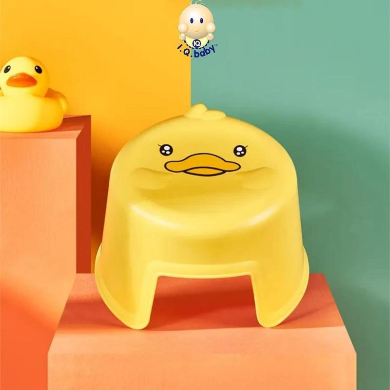 I.Q. BABY Plastic Chair | Kursi Plastik untuk Anak Dewasa | Bangku Plastik motif Bebek | Bath Chair | Kursi Mandi Westafel
