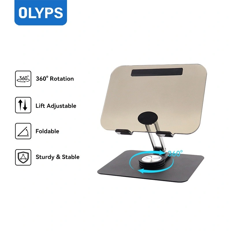 OLYPS Stand Laptop 360° Rotation Bisa Dilipat Desktop Stand Tablet -Acrylic