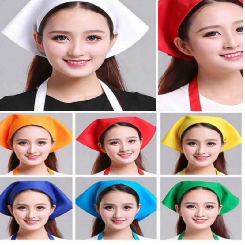Topi koki Segitiga Topi chef segitiga