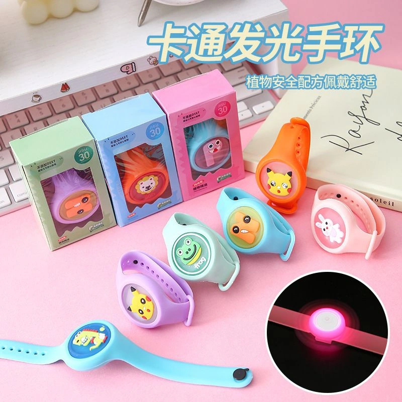 BISA COD Gelang Anak Anti Nyamuk-Jam Tangan LED Gelang Mosquito Repellent Bracellet+Kotak