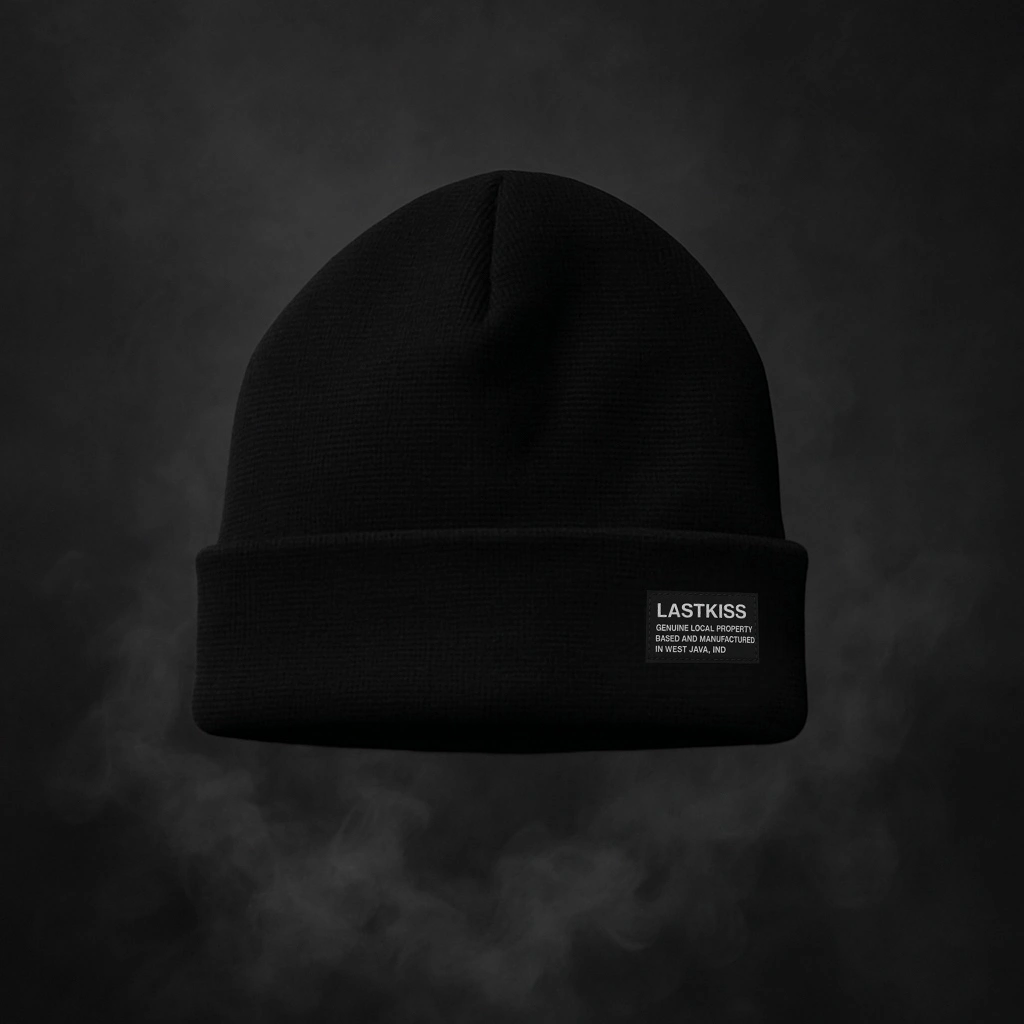 LASTKISS Essential Beanie Hat – Black Edition