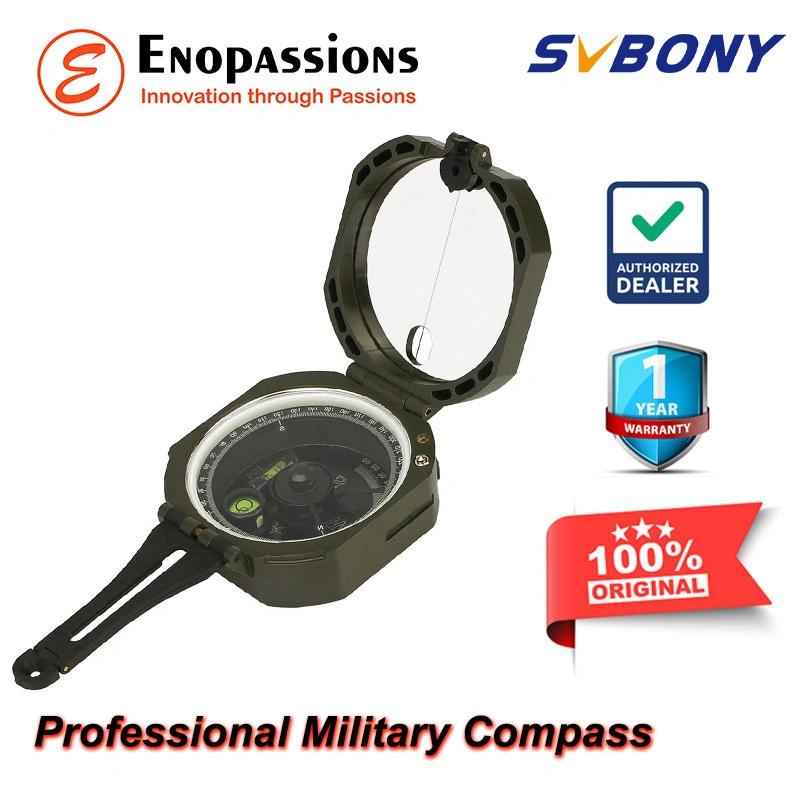 Svbony Kompas Professional Military Compass Untuk Hiking, Camping, Penjelajahan