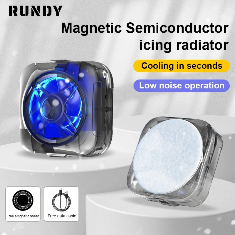RUNDY【COD】- radiator telepon Funcooler  Pendingin HP Fan Cooler Tablet Cooling Fan  Tablet Clip or Magnetic Cooling Fan for Gaming PUBG MLBB Fan Cooler Smartphone  Radiator Pendingin Smartphone & Tablet GT
