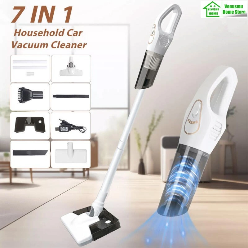 VENUSMU Vacum Cleaner 7 IN 1 Penyedot Debu Cordless Portabel Tanpa Kabel Multifungsi Mobil/Rumah