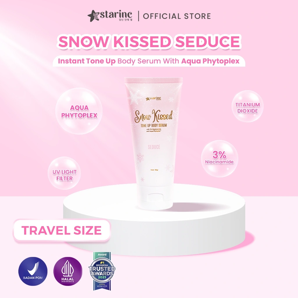 Snow Kissed Seduce Fun Size 50Gr Instant Tone Up Body Serum Starinc