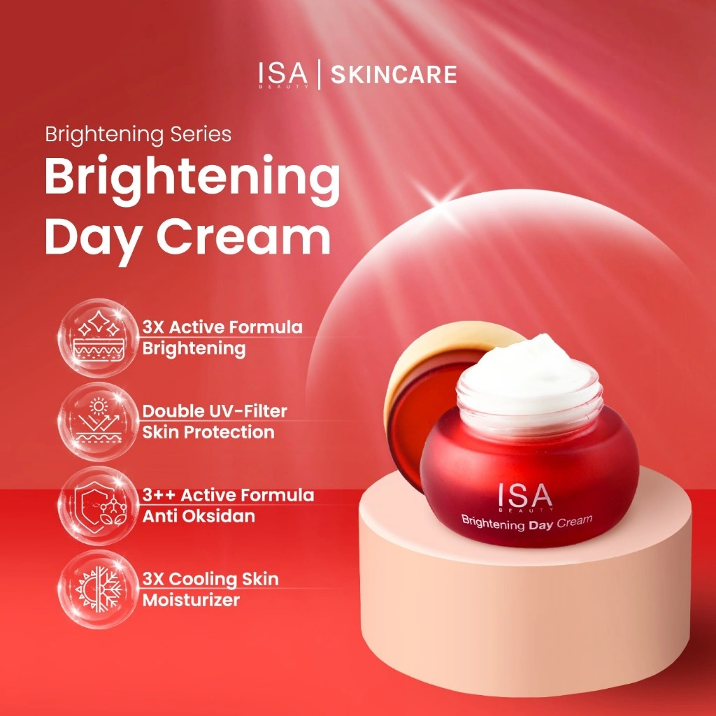 Cream Pemutih Wajah With UV Filter 20gr - Day Cream Krim Siang Mencerahkan & Glowing - Pelembap