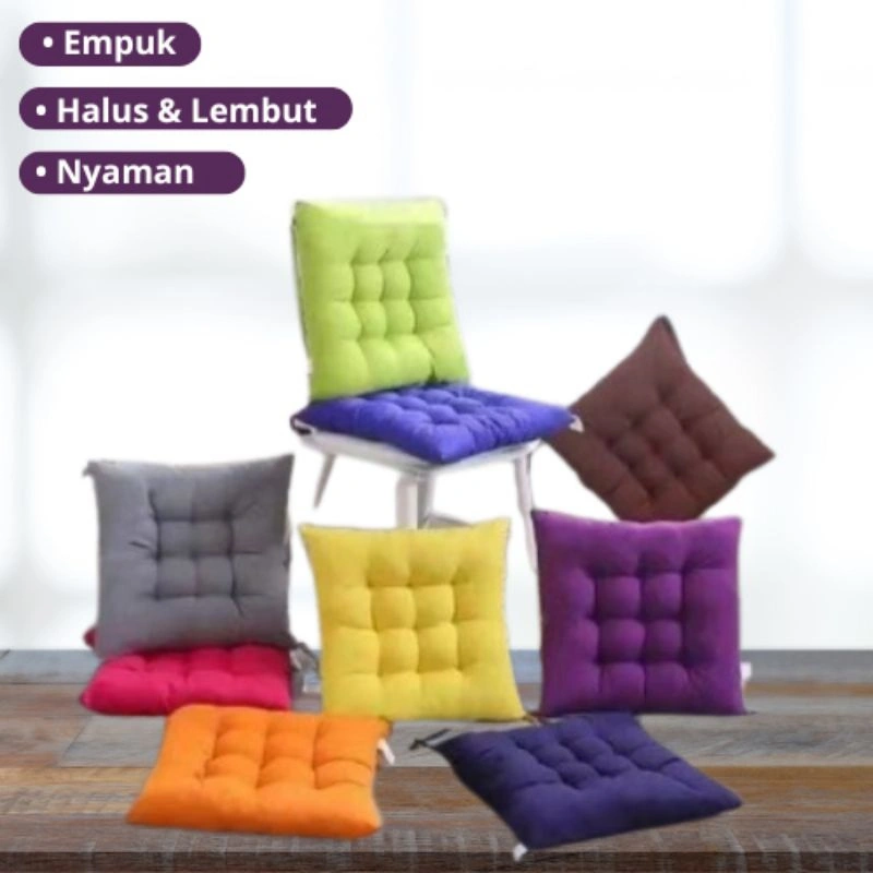 Bantal Duduk/Bantal Alas Duduk Empuk & Tebal/Bantal Duduk Lesehan/Bantal Sofa/Bantal Hias Ruang Tamu