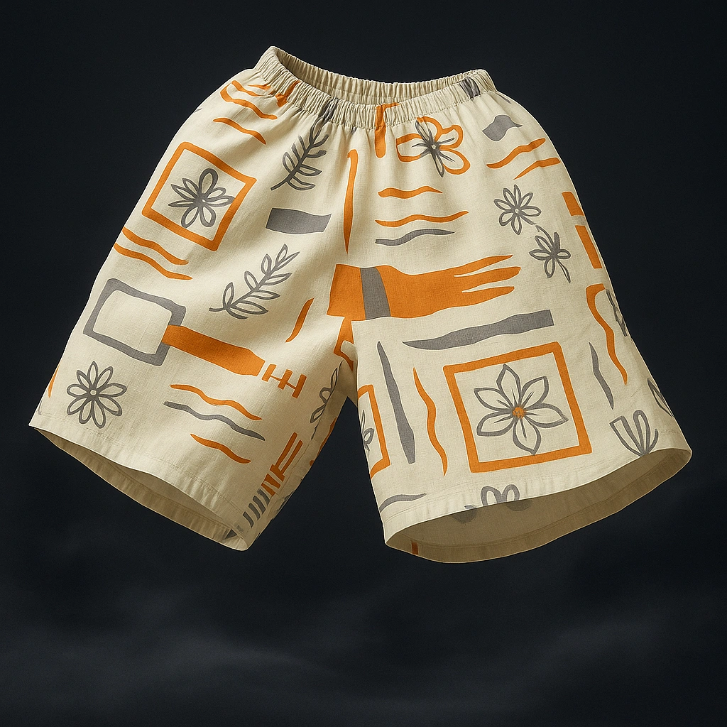 LASTKISS Boardshort Celana Pendek Boxer Vintage Pria Celana Kolor Pantai Motif Unisex Pria Vol 12