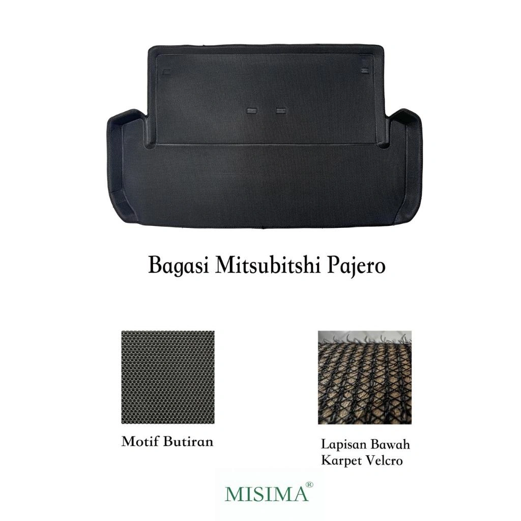 MISIMA Karpet 5D Bagasi Mitsubishi Pajero / Car Mats High Quality