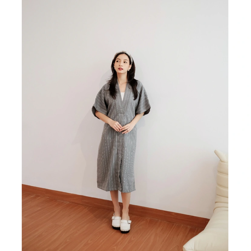 WBR Willow Dress l Dress Midi Wanita Oversize