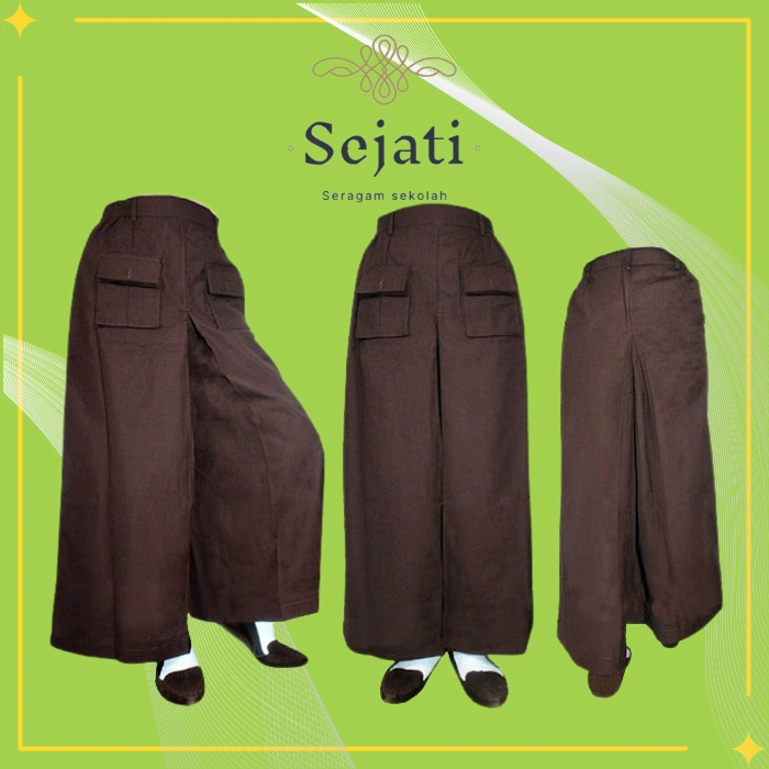 Seragam Sejati Collection Rok Celana Kulot Pramuka Panjang/Pendek