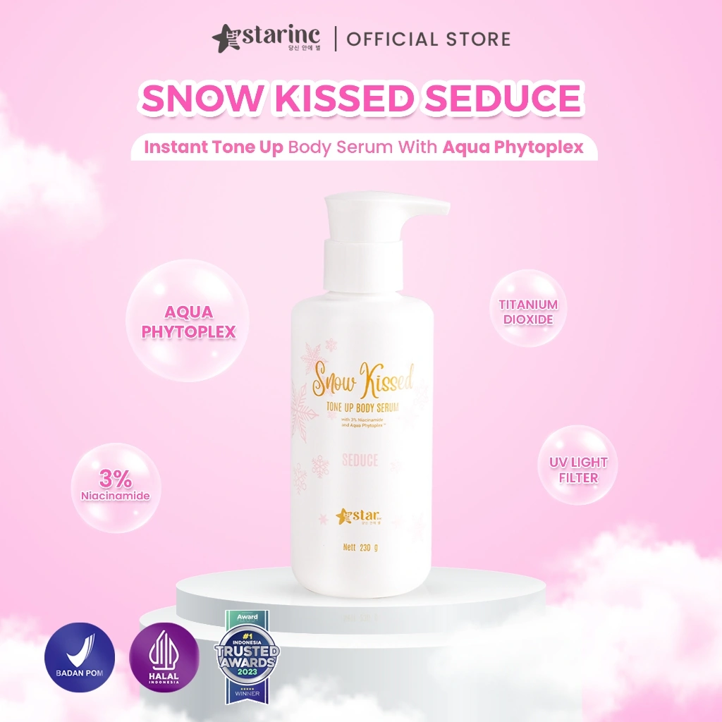[SERBU SERBA SALE]  Starinc Instant Tone Up Body Serum Snow Kissed Seduce 230g (SERBA 65 RB)