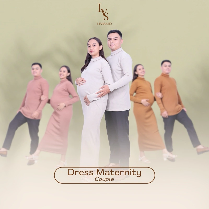 Dress Maternity Couple Busui Dan Non Busui