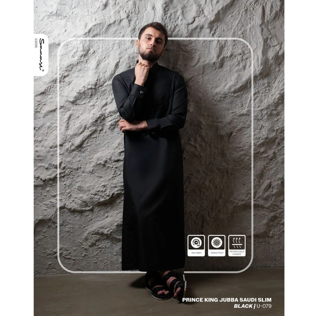 Samase Jubba Saudi Prince King Slim Lengan Panjang U079 Limited Edition