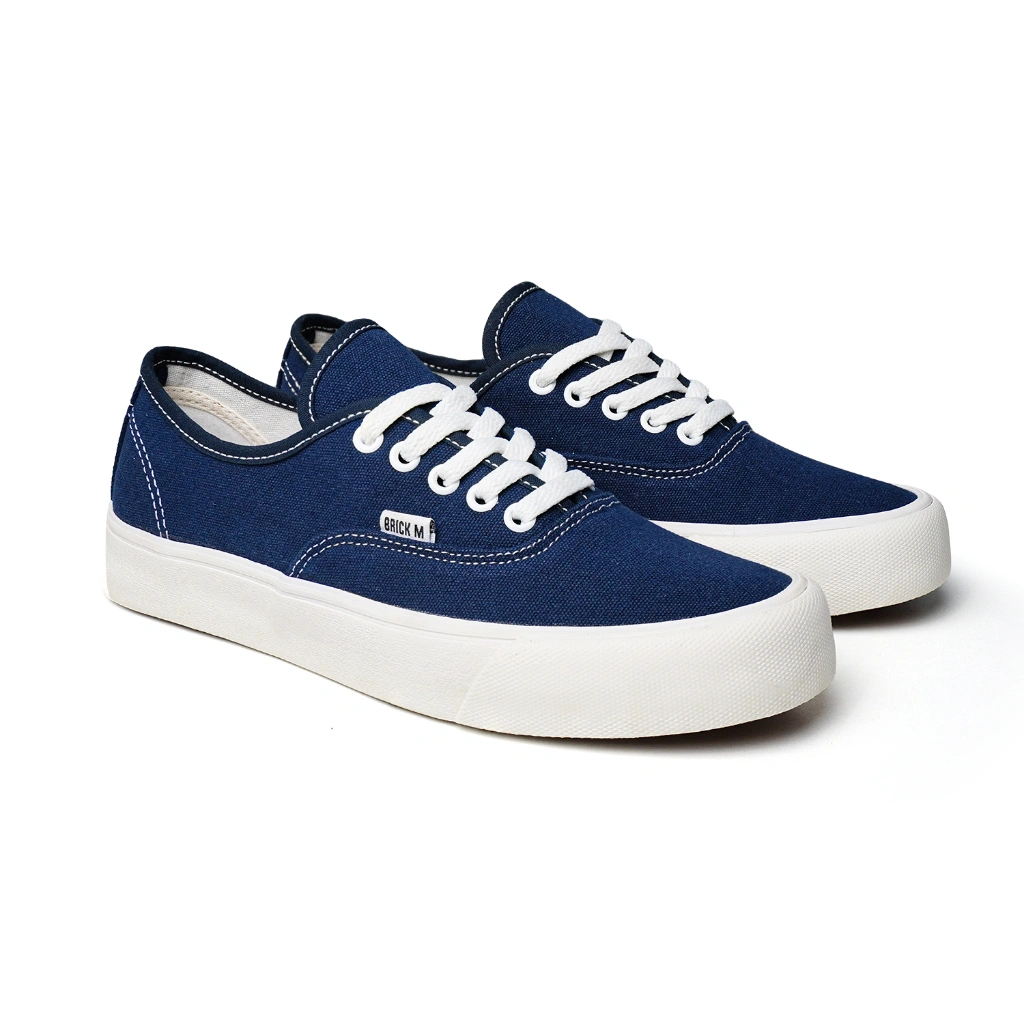 Brick Mansions - Britannica Navy Sepatu Sneakers Casual Pria Wanita