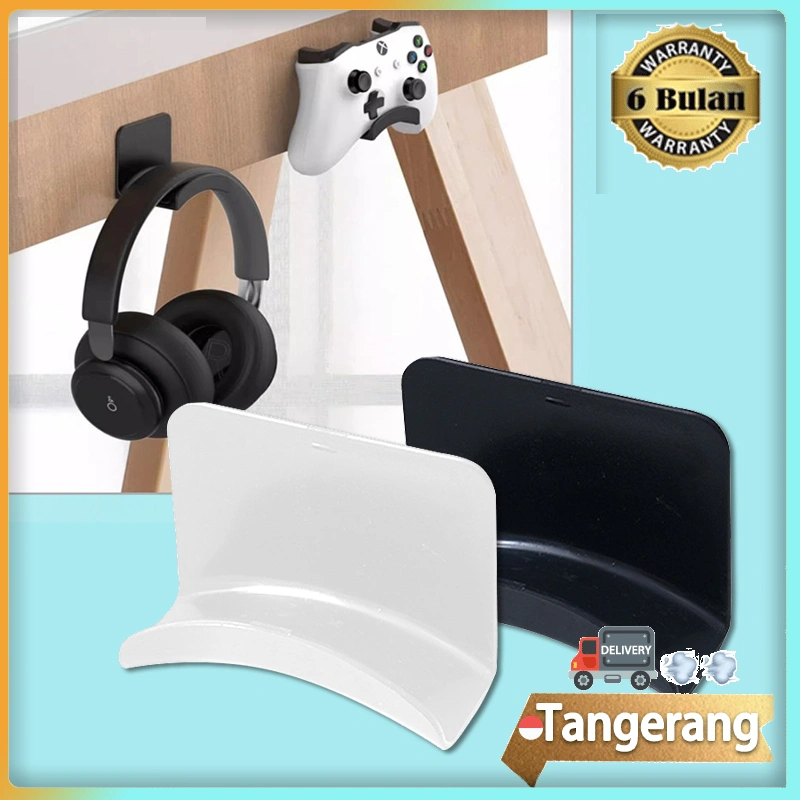 Hanger Bracket Headphone / Headphone Hanger Holder Serbaguna / Stand Headset Gantung