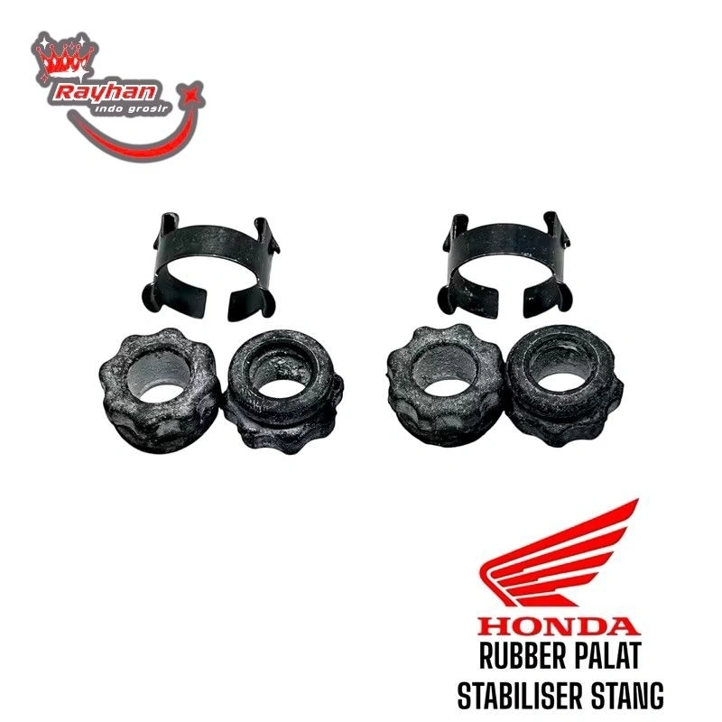 Klip Karet As Jalu Bandul Stang Supra x/ 125 kharisma Tiger Revo Honda Universal Original(3 PCS)