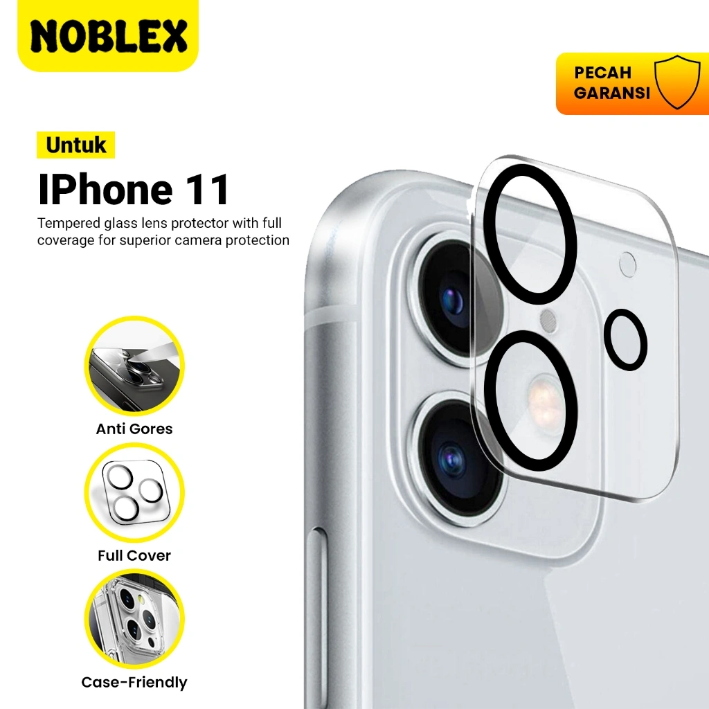 Noblex Pelindung Camera Anti Lecet untuk iPhone Tempered Glass Camera Screen Protector 11 11MINI 11PRO 11PROMAX 12 12MINI 12PRO 12PROMAX 13 13MINI 13PRO 13PROMAX 14 14PLUS 14PRO 14PROMAX 15 15PLUS 15PRO 15PROMAX 16 16PLUS 16PRO 16PROMAX 17 17PRO 17PROMAX