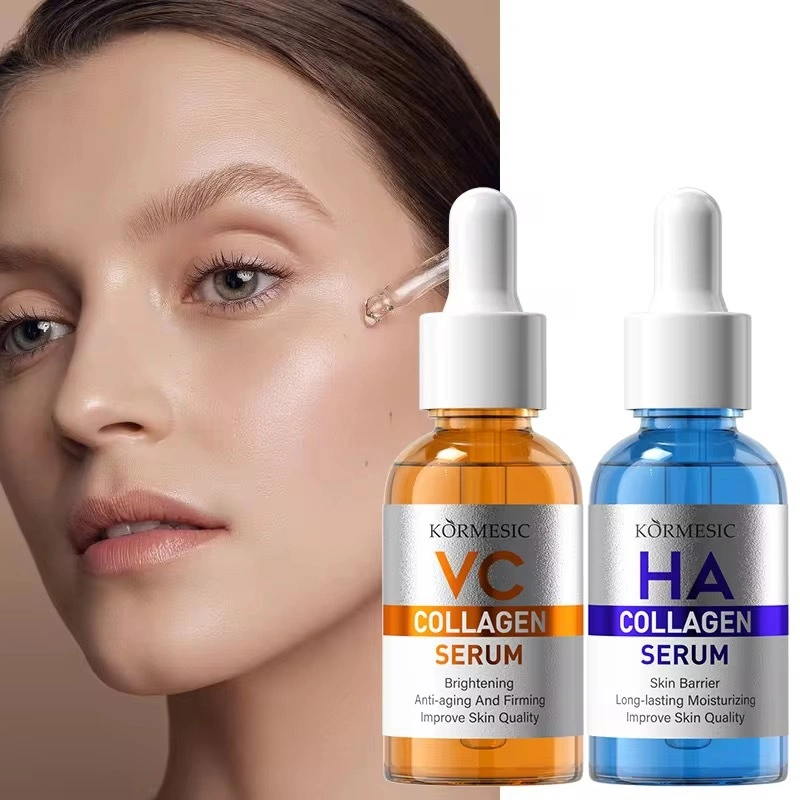LUCKYMALL BPOM KORMESIC Vitamin C Collagen Serum Pemutih Pengencang Kulit Hyaluronic Acid Anti Penuaan Melembapkan