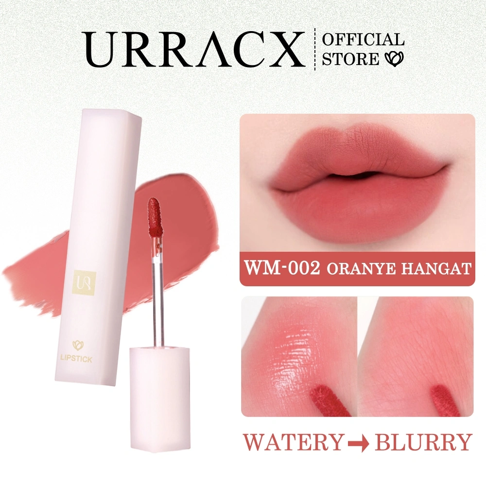 URRACX Water To Matte Lipstick Ombre lips High Pigmented Waterproof Transferproof Mattelast Liptint Tahan Lama