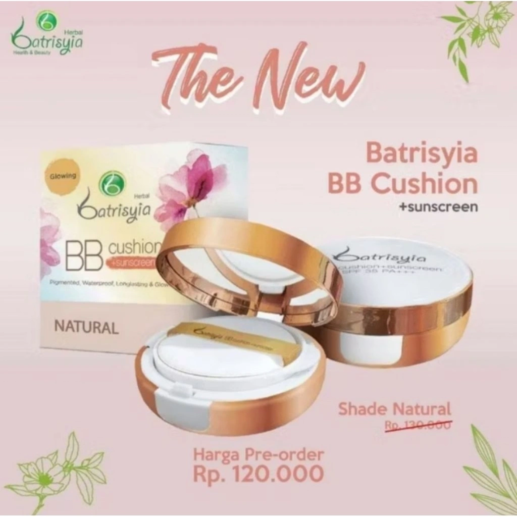 Batrisyia Cushion + Sunscreen SPF 35 15g