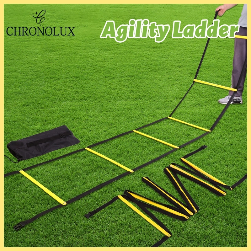 Agility Ladder Drills Speed Tangga Kelincahan Ladder Futsal 6m 12 bilah Futsal Soccer Sepak Bola 6M 12 Bliah