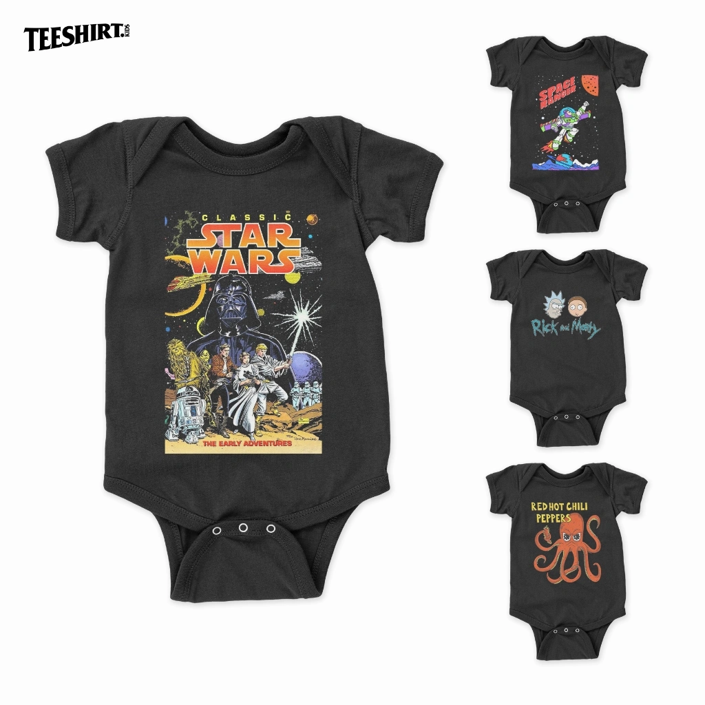 Jumper Bayi Motif Star Wars Premium Onesie 0-12 Jumpsuit