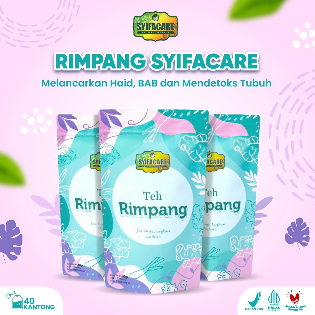 Teh Rimpang Syifacare 100% Dari Bahan Herbal Alami | Teh Rimpang Celup Bantu Menurunkan Berat Badan