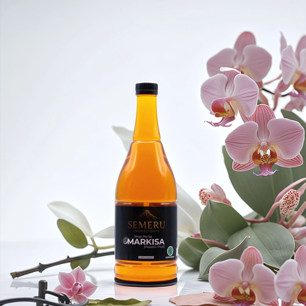 Semeru Sirup - Syrup Passion Fruit 1000ml - Sirup Minuman Rasa Passion Fruit