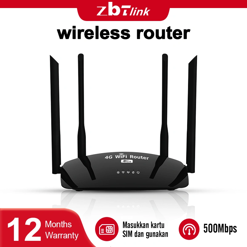 ZBTlink 500Mbps 4G WiFi Router All Operator || ZBTlink 4G LTE WiFi Router 32 Device Support