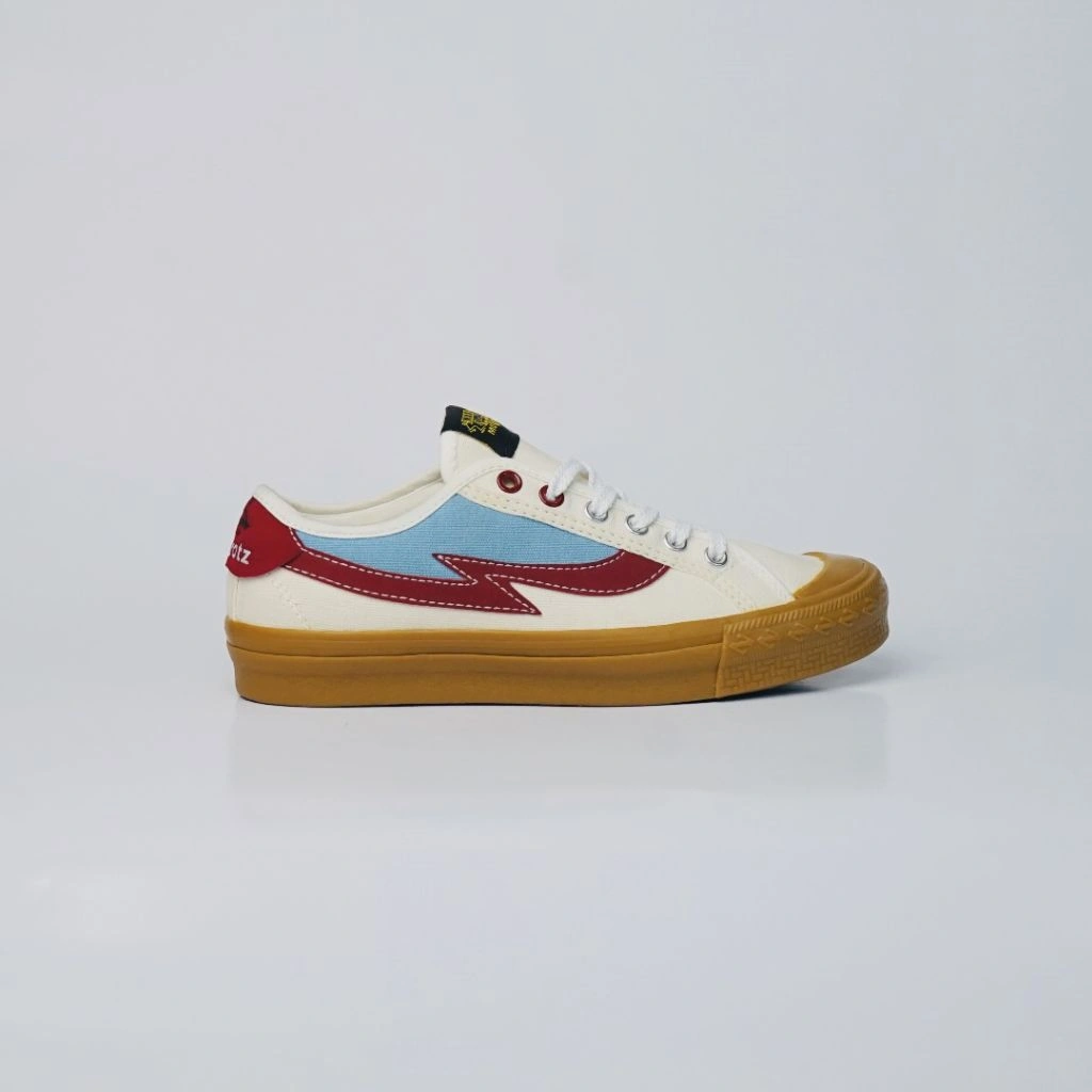 zirotz - flash retro gum 36-44 sepatu sneakers pria wanita casual