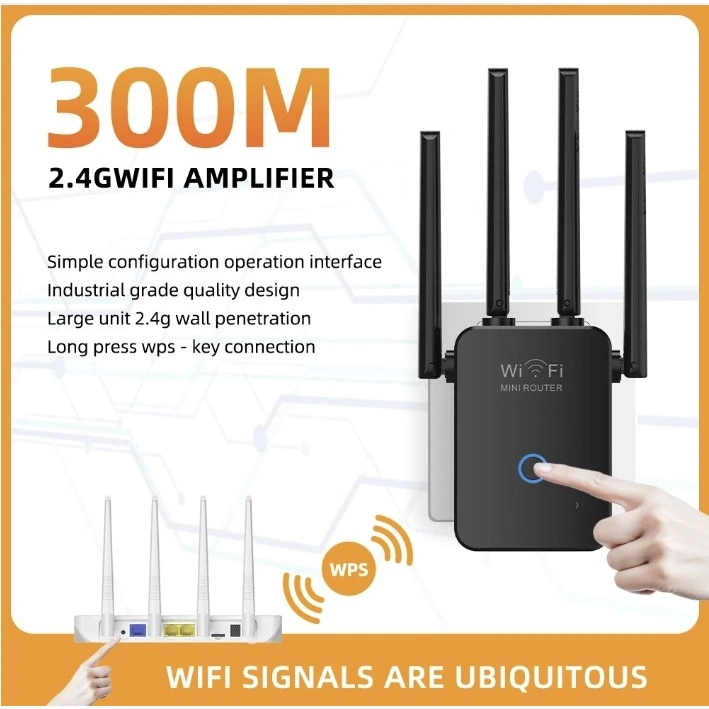 < SMARTCOM > Range Extender Wifi Repeater WR03T Penguat Signal Wifi